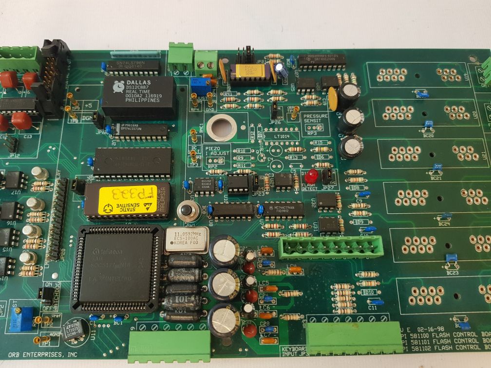Orb Enterprises 581100 Pcb Card Rev E