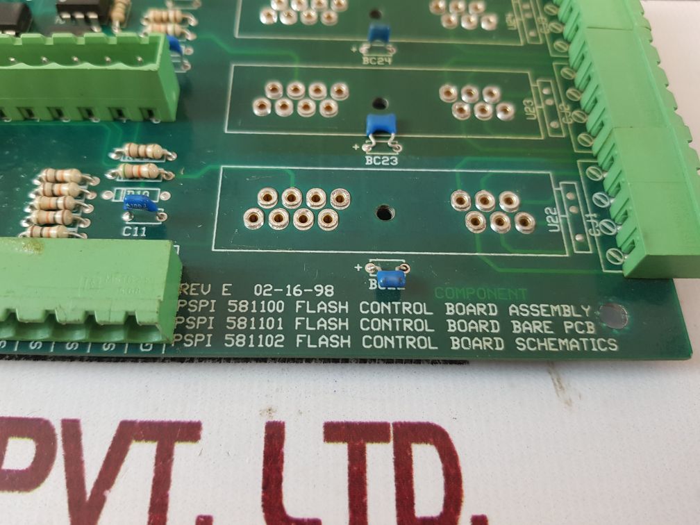 Orb Enterprises 581100 Pcb Card Rev E