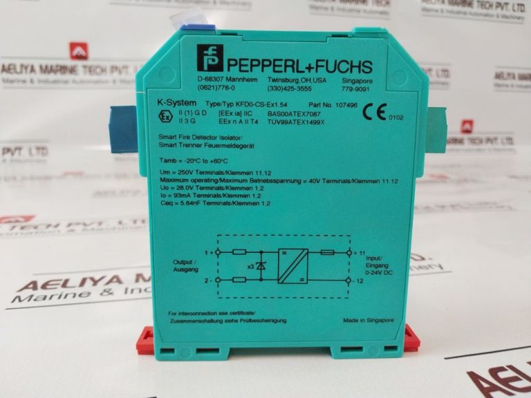 Pepperl+fuchs Kfd0-cs-ex1.54 Repeater Barrier - Aeliya Marine