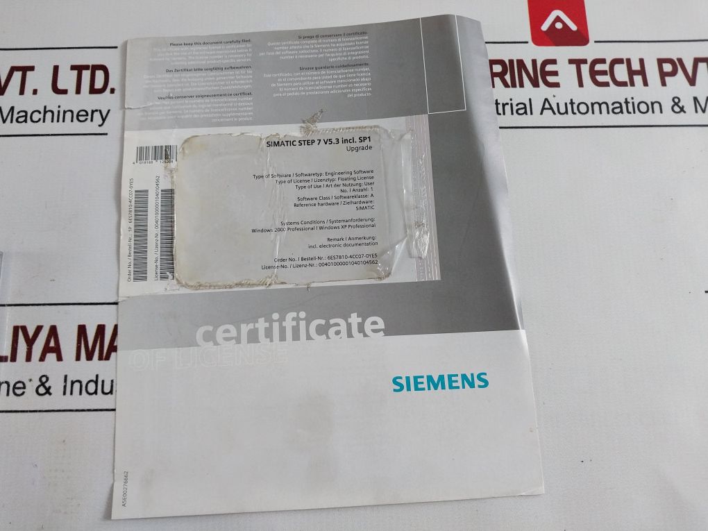 Siemens Simatic 6es7810-4cc07-0ye5 Software Step 7 Compact Disc - Image 14
