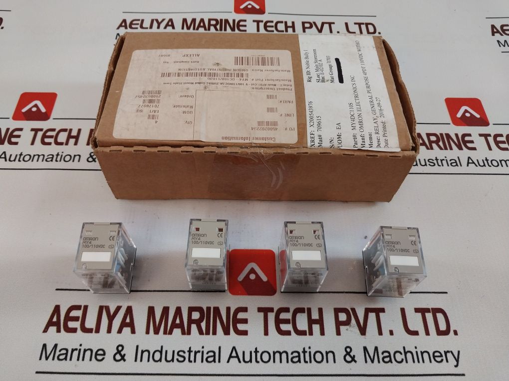 OMRON MY4DC110S RELAY 709615