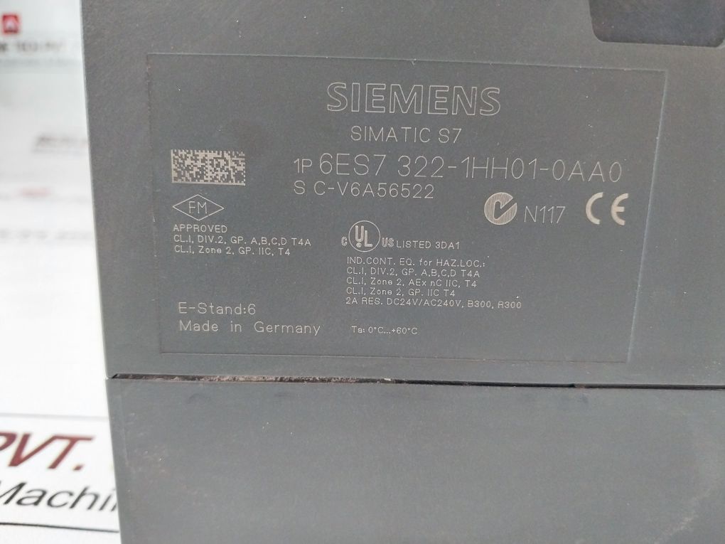 Siemens Simatic S7 322-1hh01-0aa0 I/o Module - Image 8