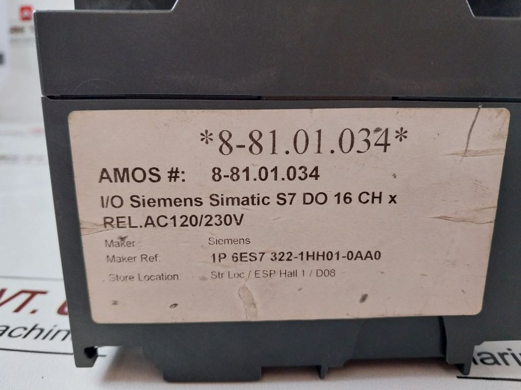 Siemens Simatic S7 322-1hh01-0aa0 I/o Module - Image 9
