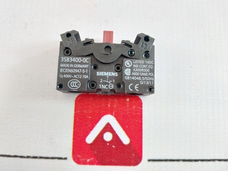 Siemens 3sb34000c Contact Block Emergency Stop Pushbutton Aeliya Marine