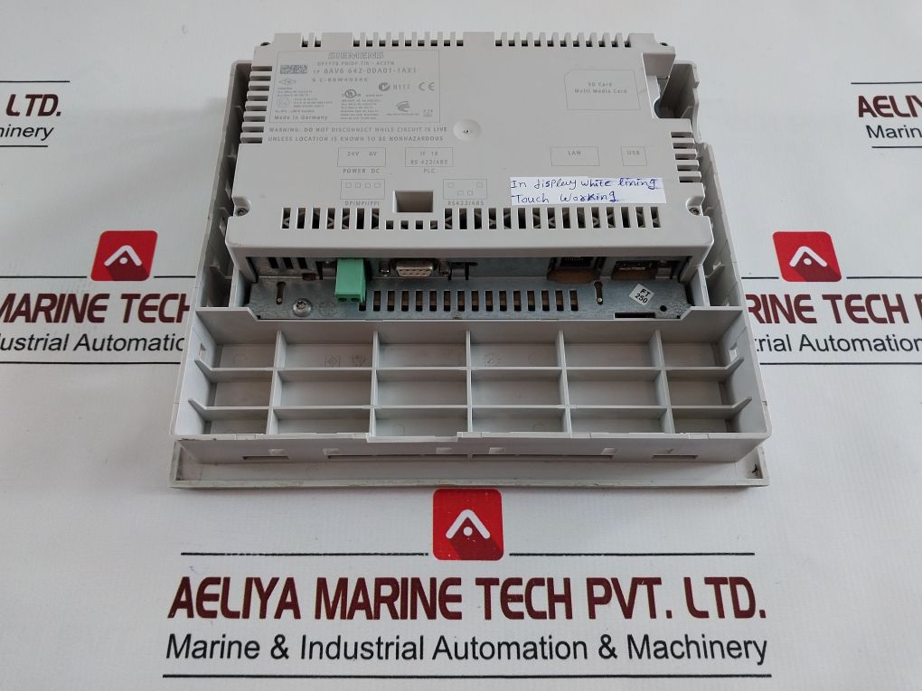 Siemens 6av6 642-0da01-1ax1 Touch Panel - Image 4