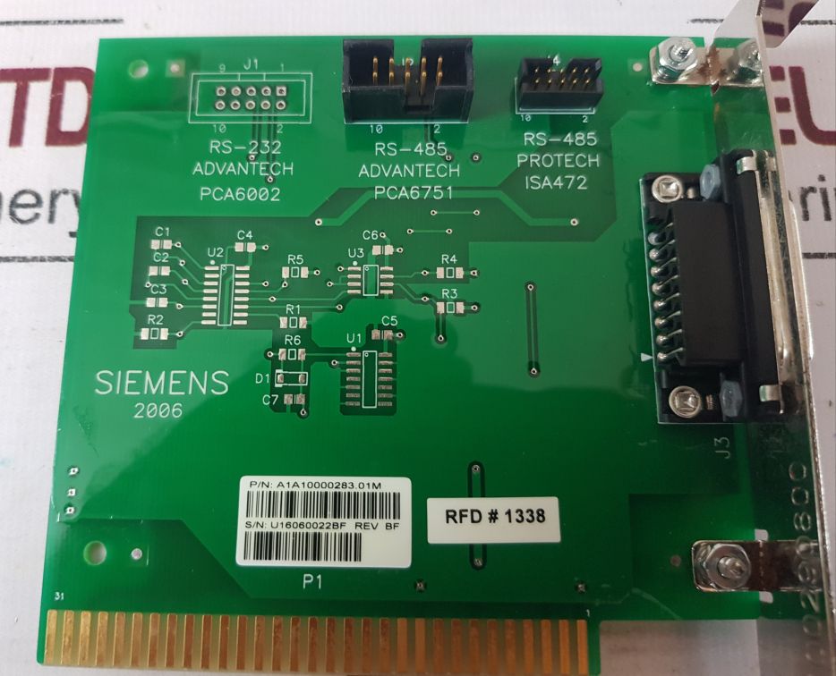 Siemens A1a10000283.01m Pcb Board