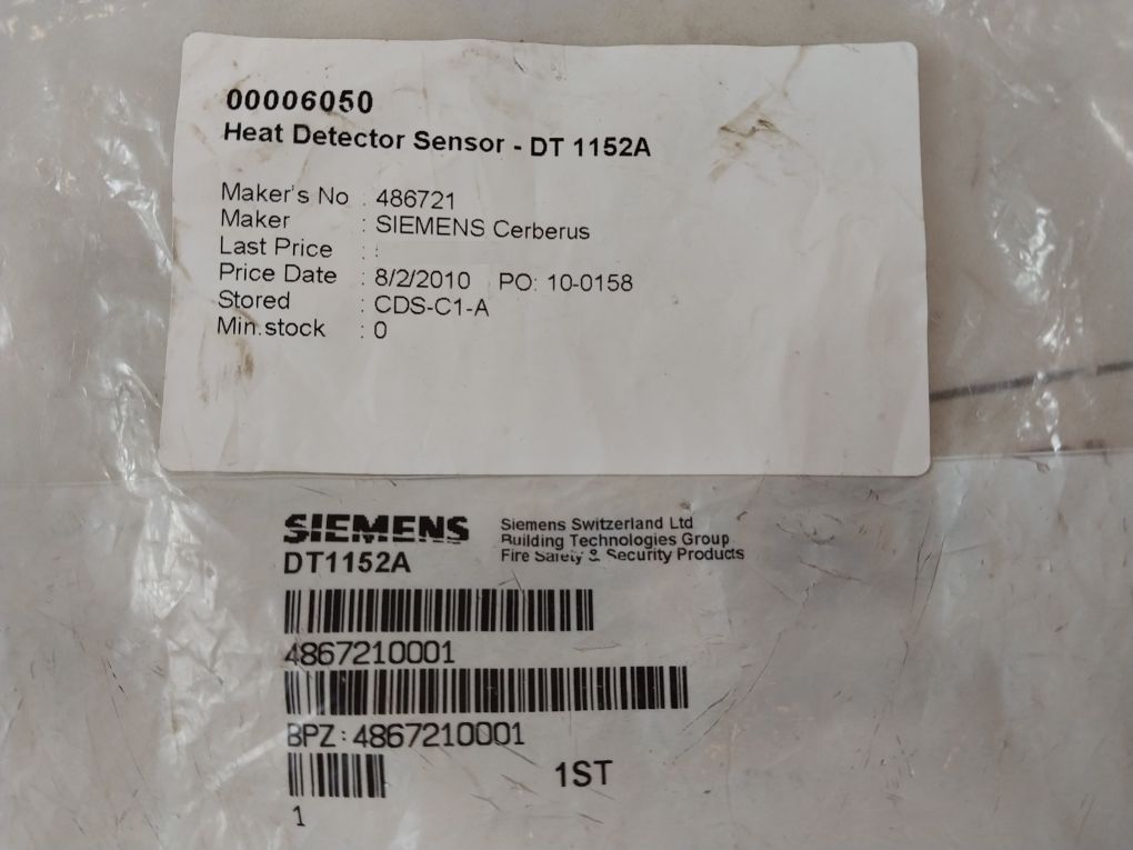 Siemens Dt1152a Heat Detector Sensor - Image 6