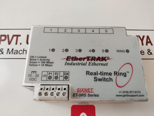Sixnet Et-5rs Real-time Ring Ethernet Switch