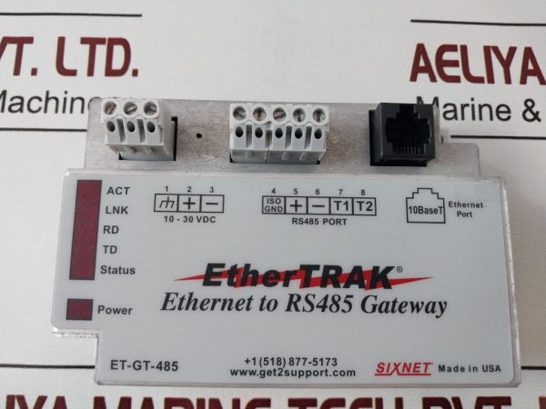 Sixnet Ethertrak Et-gt-485-1 Media Converter