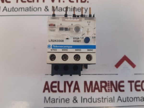 Telemecanique Schneider Lr2k0308 Thermal Overload Relay