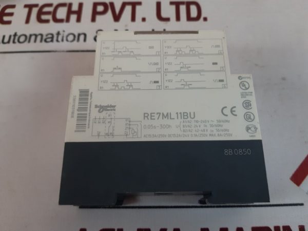 Telemecanique Schneider Electric Re7ml11bu Time Delay Relay