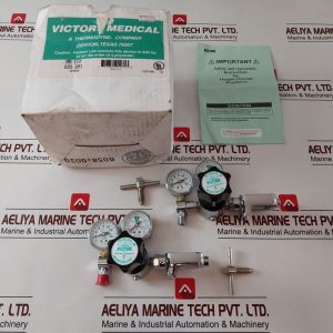 Victor Medical Oxygen Regulator Vmg-15sy Dual Gauge