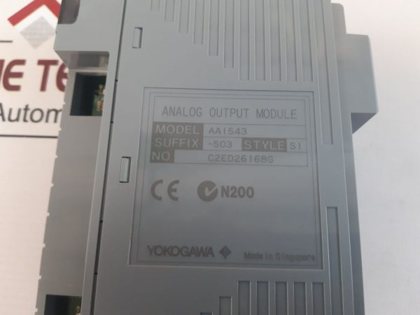 Yokogawa Aai543-s03 Analog Output Module