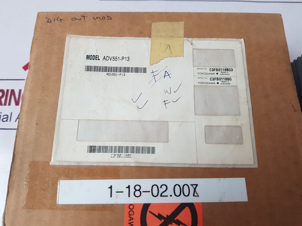 Yokogawa Adv551-p13 Digital Output Module