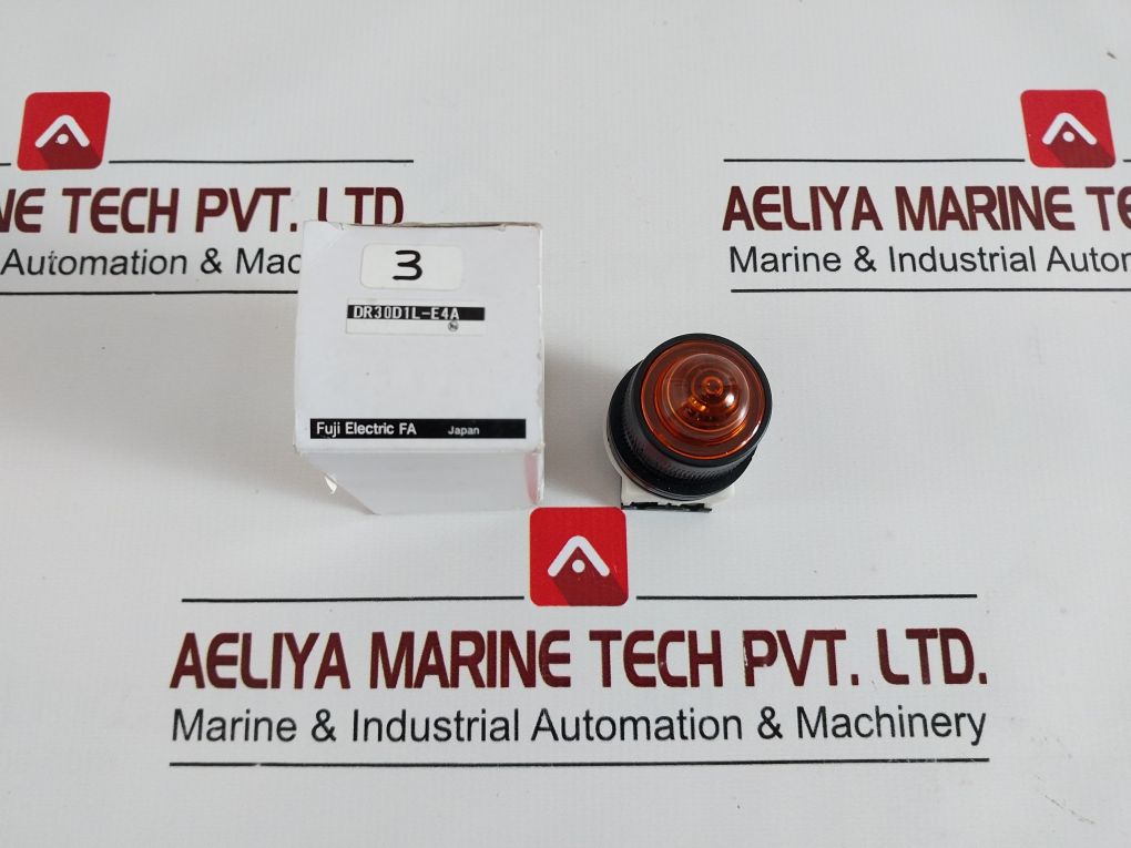 FUJI ELECTRIC DR30D1L-E4A PUSH BUTTON WITH INDICATOR LIGHT