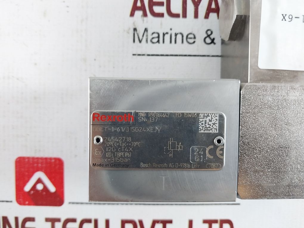 Rexroth Dbet-1-61/315g24xejv Proportional Pressure Relief Valve - Image 8