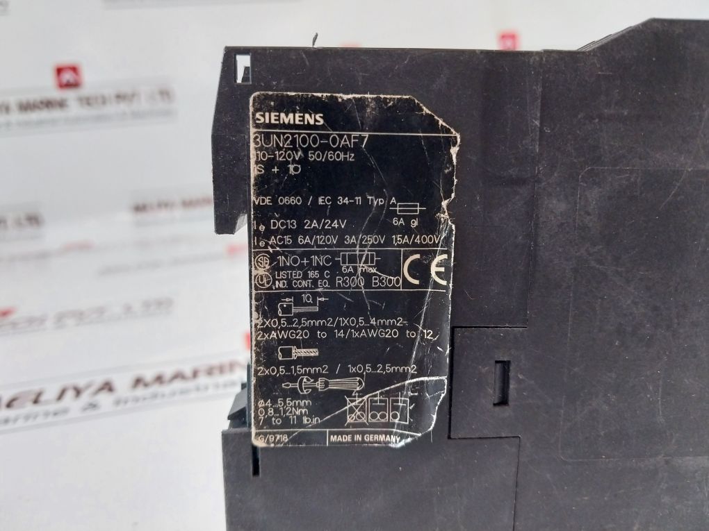 Siemens 3un2100-0af7 Thermistor Protection Relay - Image 7