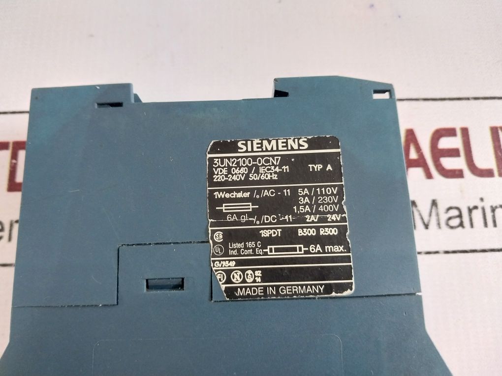 Siemens 3un2100-0cn7 Thermistor Tripping Unit - Image 7