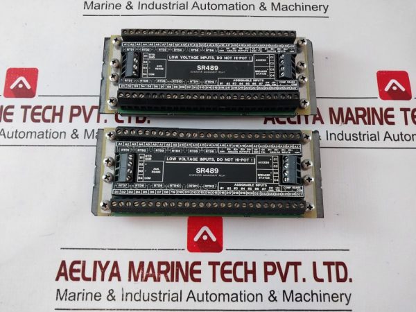 SR489 GENERATOR MANAGEMENT RELAY