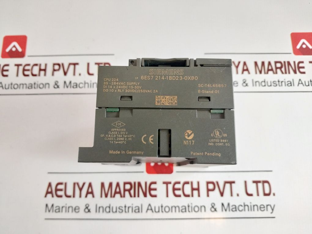 Siemens Simatic 6es7 214-1bd23-0xb0 Cpu 224 Compact Unit - Image 8