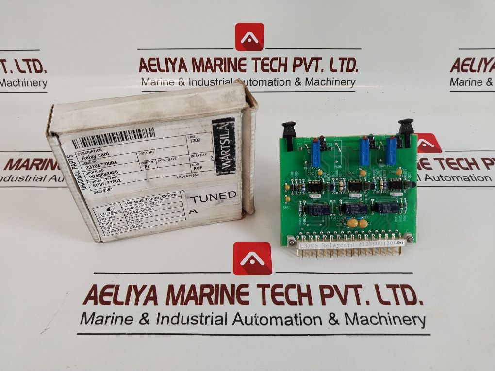 Wartsila Ppl 81813 Relay Card