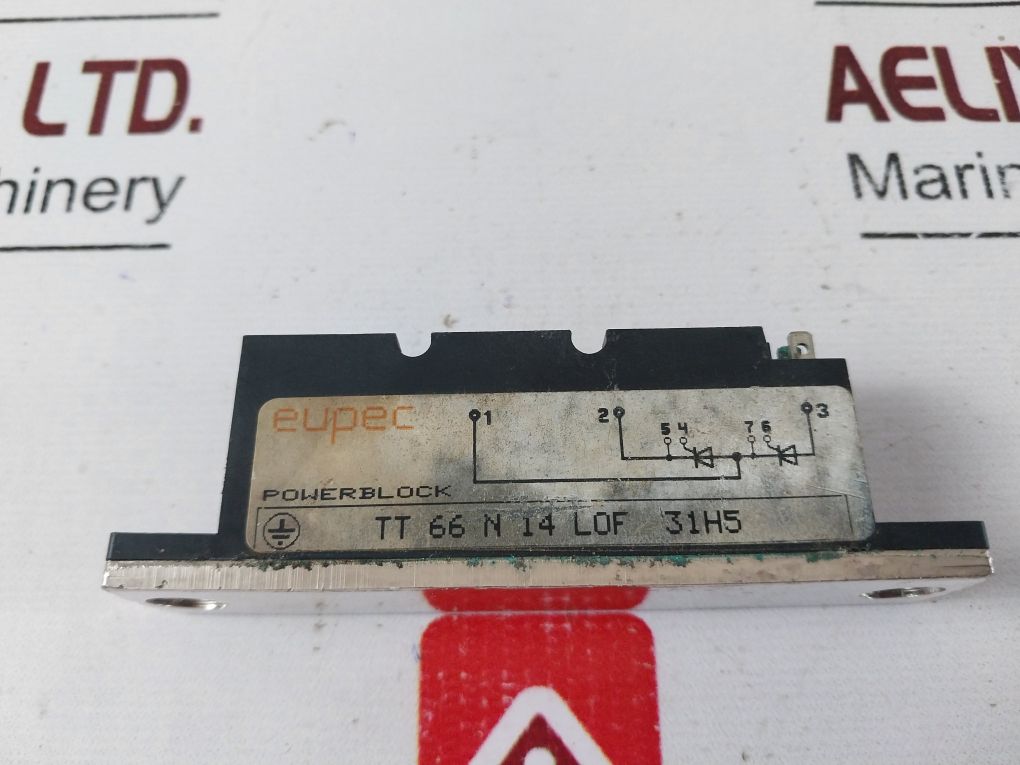 Eupec Tt 66 N 14 L0f 31h5 Powerblock Thyristor Module - Image 7