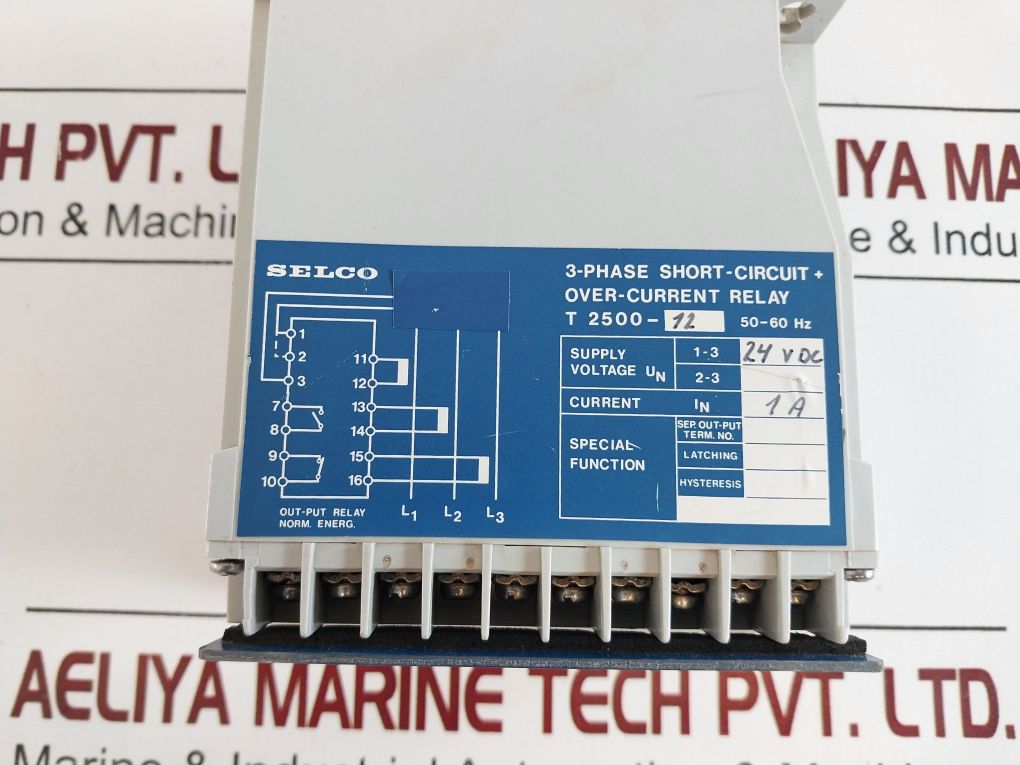 Selco T2500 3-phase Short-circuit Over-current Relay - Image 8