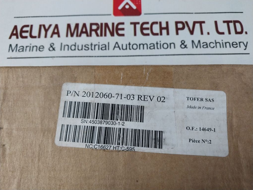 Tofer 2012060-71-03 Gate Valve - Image 9