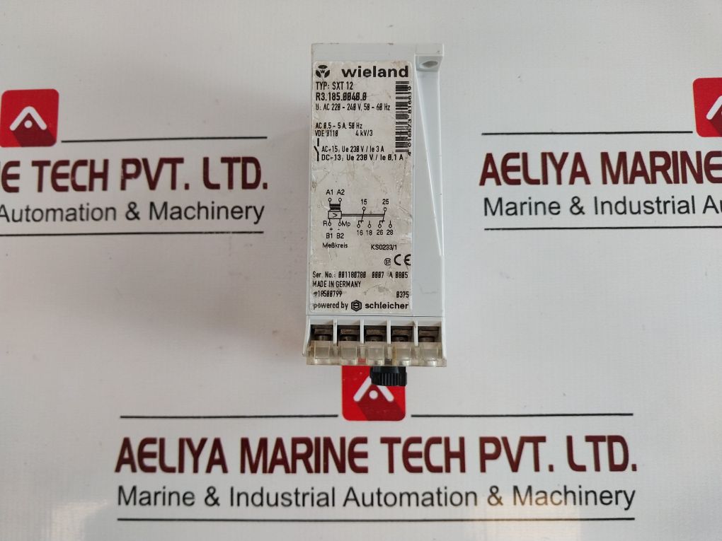 Wieland Sxt 12 Current Monitoring Relay Aeliya Marine