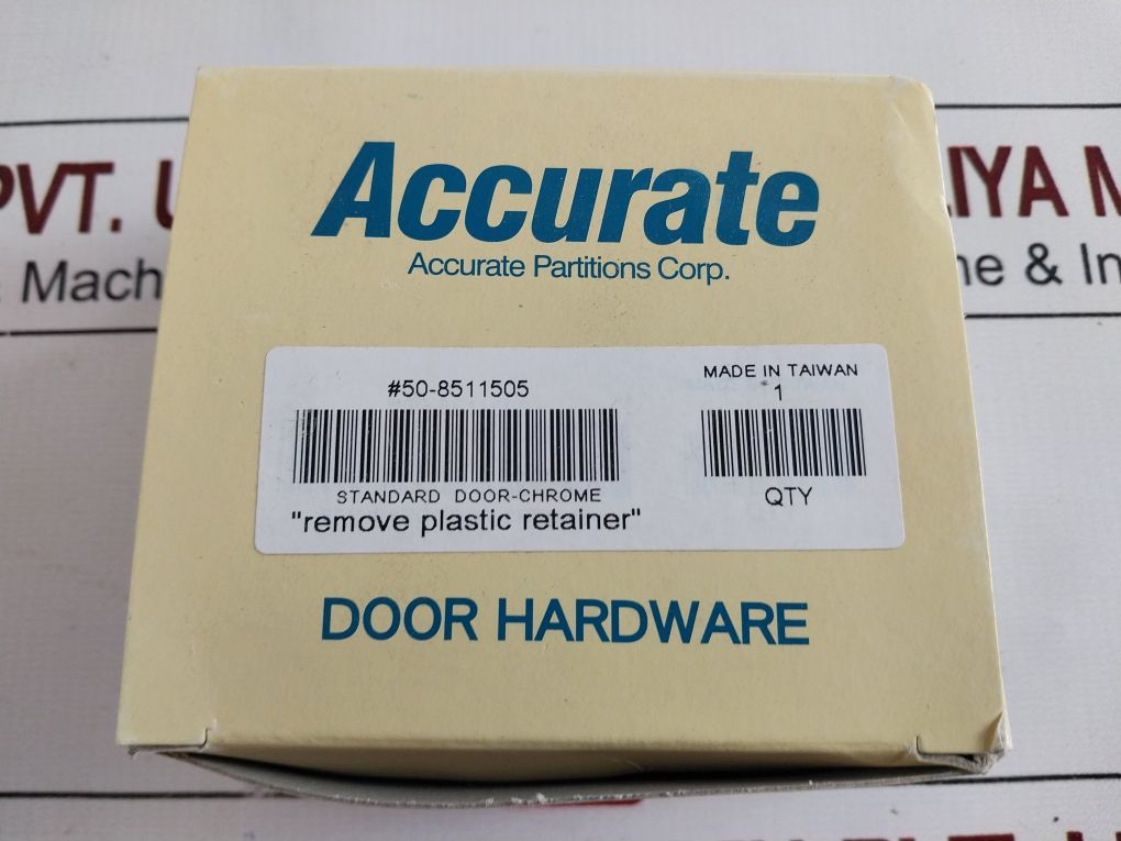 Accurate Partitions 50-8511505 Standard Door-chrome - Image 13