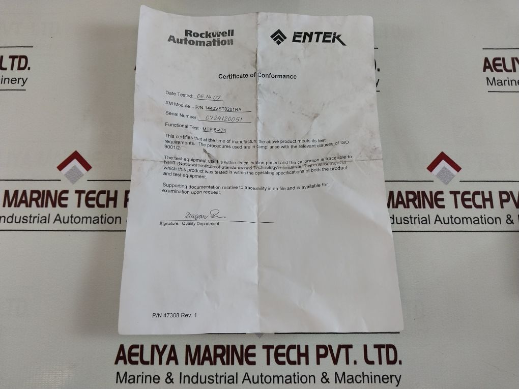 Allen-bradley 1440-vst02-01ra Dynamic Measurement Module - Image 11