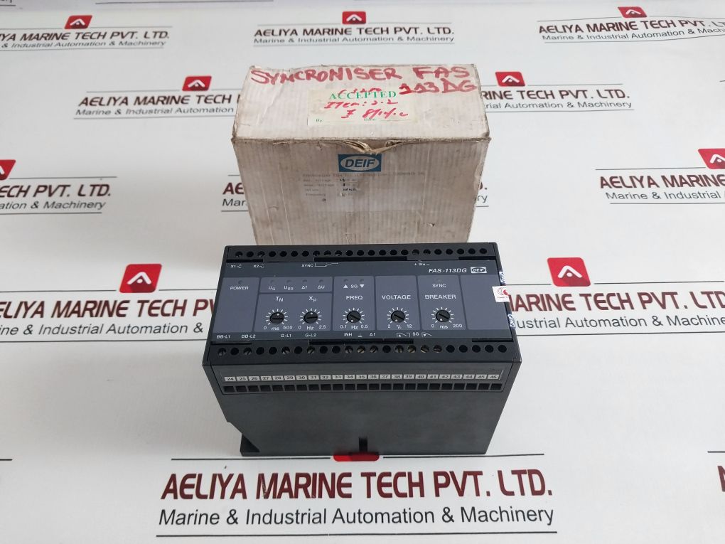 DEIF FAS-113DG SYNCHRONISER WITH FREQUENCY CONTROLLER