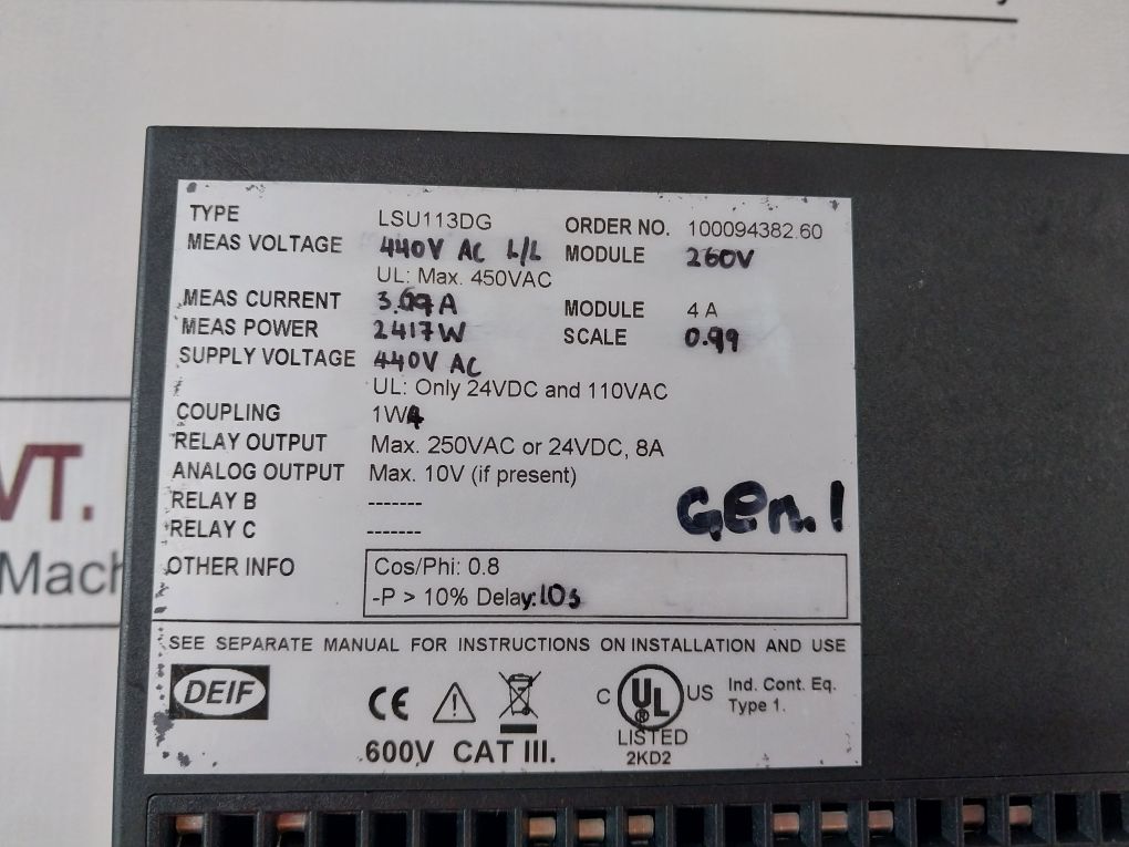 Deif Lsu-113dg Generator Load Sharing Unit - Image 9