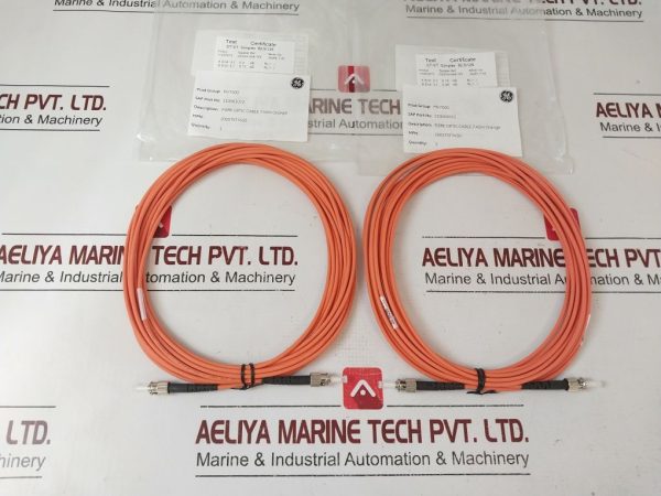 Ge Converteam Group 110003072 Fibre Optic Cable 7.45m Orange