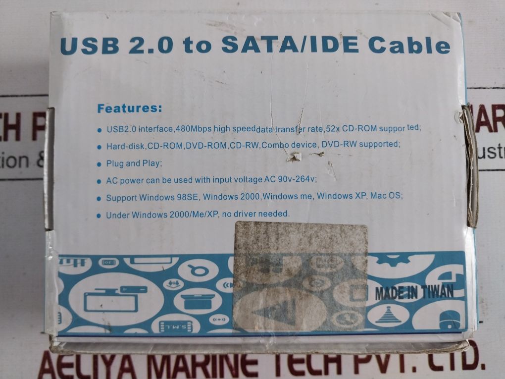 Haze usb 2 0 to sata ide cable adapter with power adapter aeliya marine