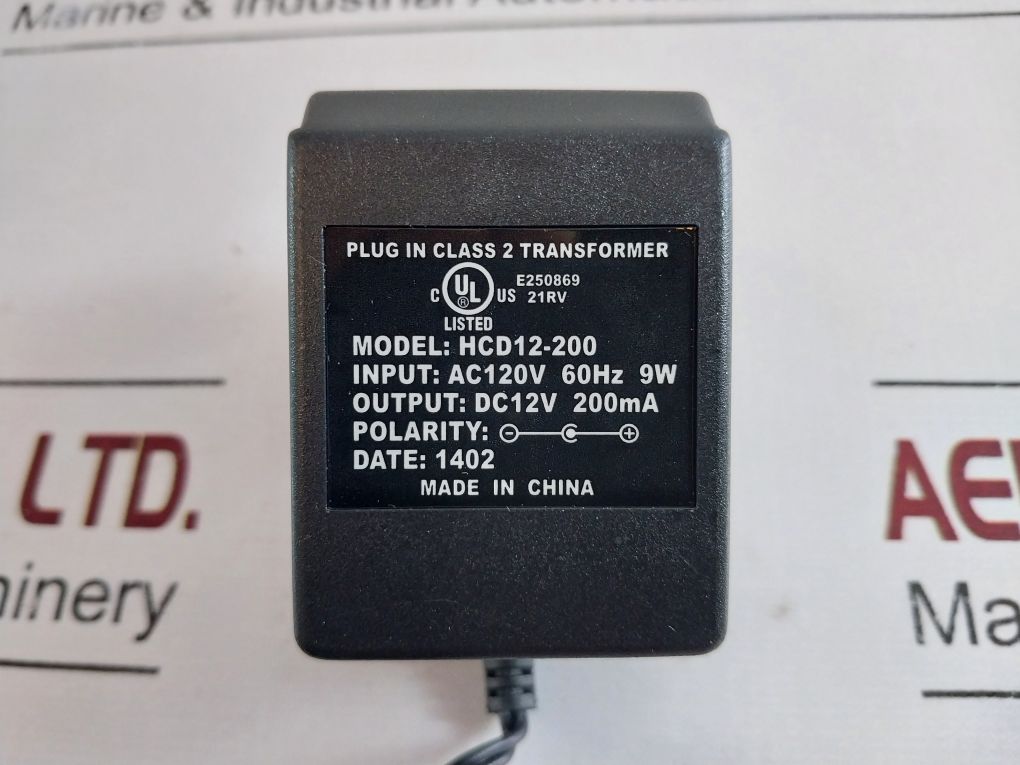 Hcd12-200 Ac120v Class 2 Transformer Power Adapter - Aeliya Marine