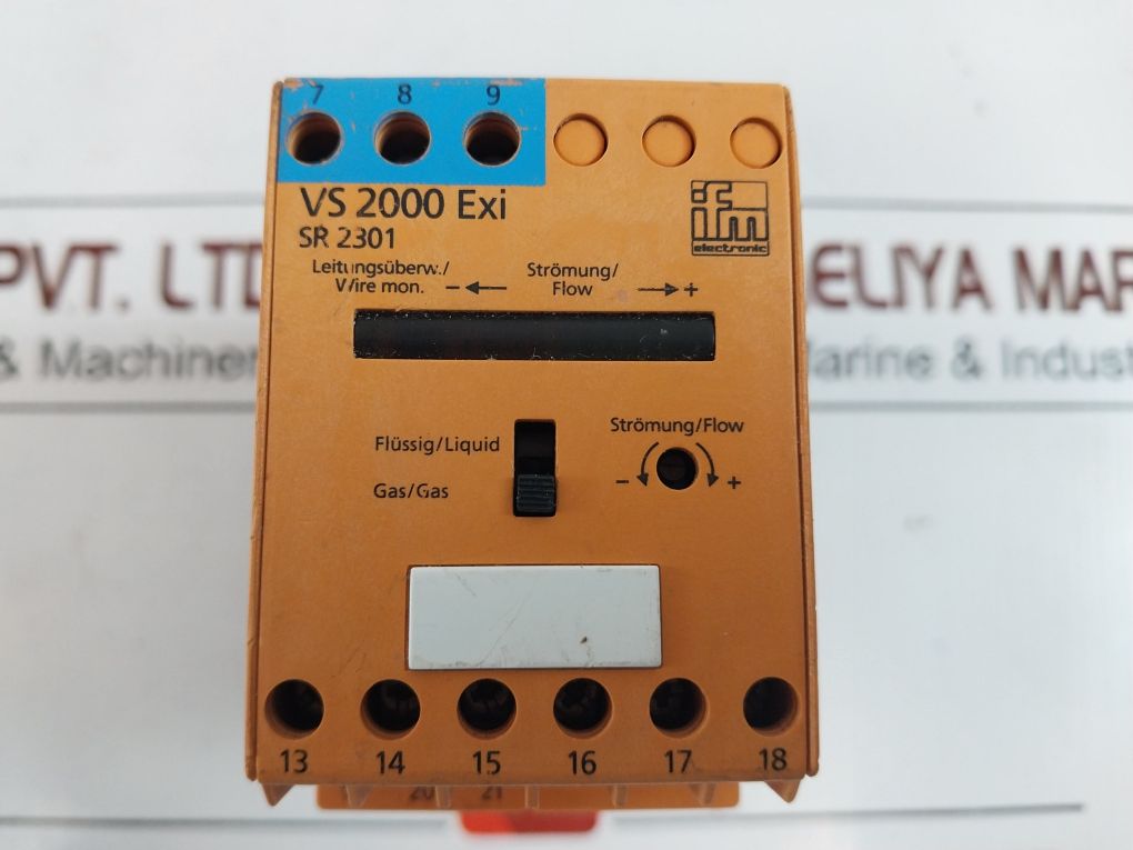 Ifm Electronic Vs 2000 Exi Control Flow Sensor - Aeliya Marine