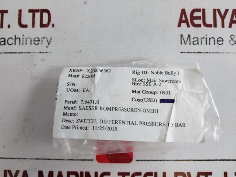 Mahle Kaeser Kompressoren 77599996 Oil Filter Dp Switch Ip65 Aeliya