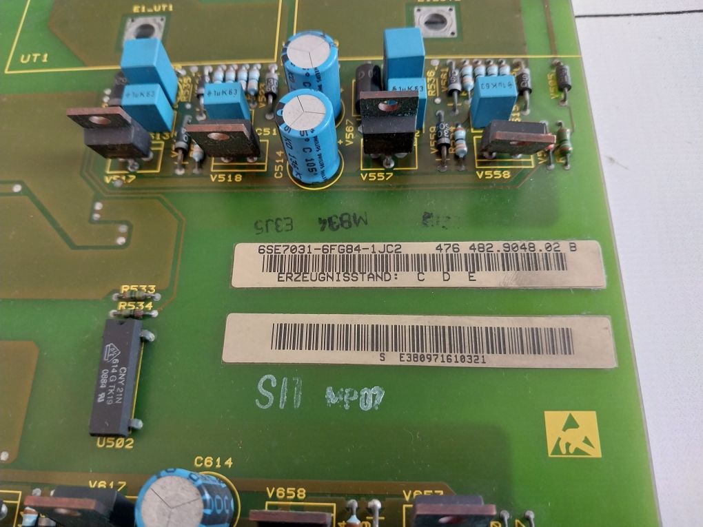 Siemens 6se7031-6fg84-1jc2 Inverter Gating Module - Image 7