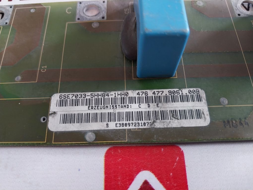 Siemens 6se7033-5hh84-1hh0 Precharge Board - Image 6