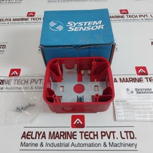 SYSTEM SENSOR SBBRL RED WALL SURFACE MOUNT BACK BOX