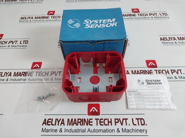 SYSTEM SENSOR SBBRL RED WALL SURFACE MOUNT BACK BOX