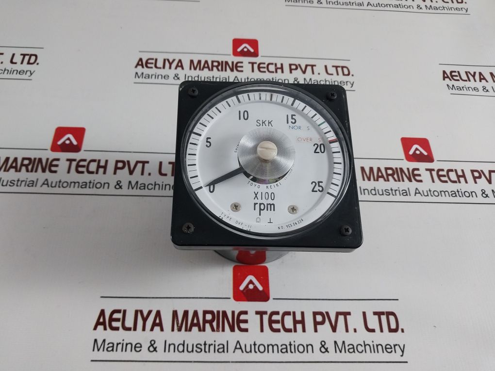 Toyo Keiki Dvf-11 0 To 25 X100 Rpm Meter
