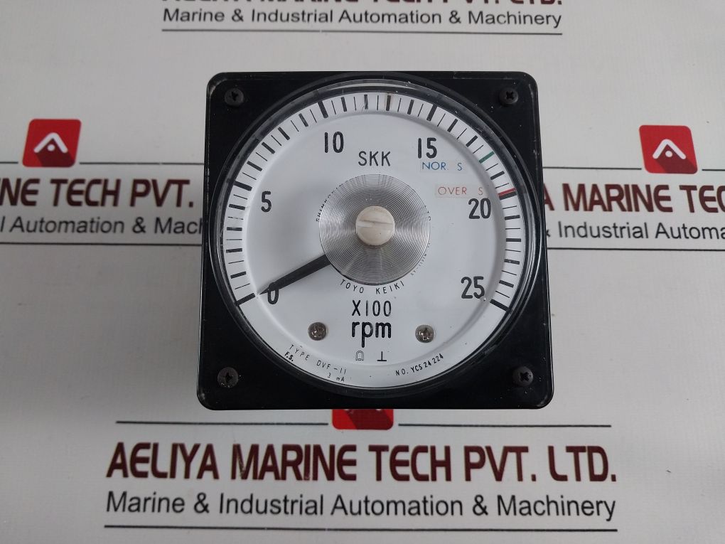 Toyo Keiki Dvf-11 0 To 25 X100 Rpm Meter - Image 3