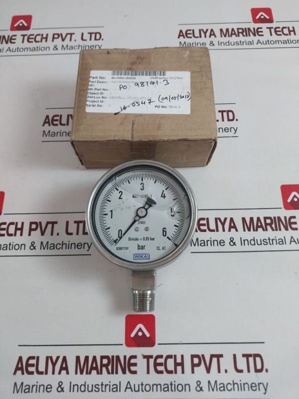 Wika Nbr 14105-1 Pressure Gauge