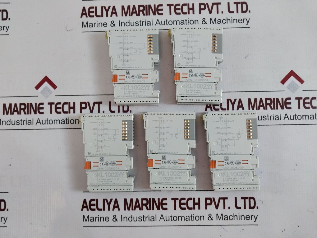 Beckhoff Kl1002 2 X Digital Input Module 24v Dc