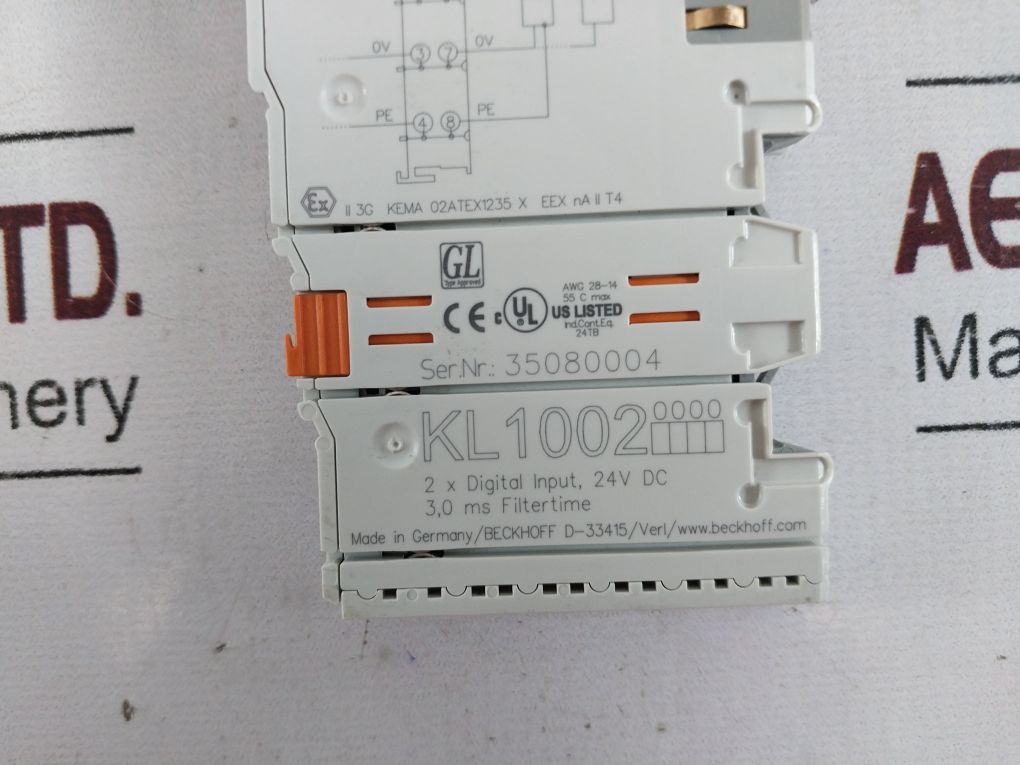 Beckhoff Kl1002 2 X Digital Input Module 24v Dc - Image 9