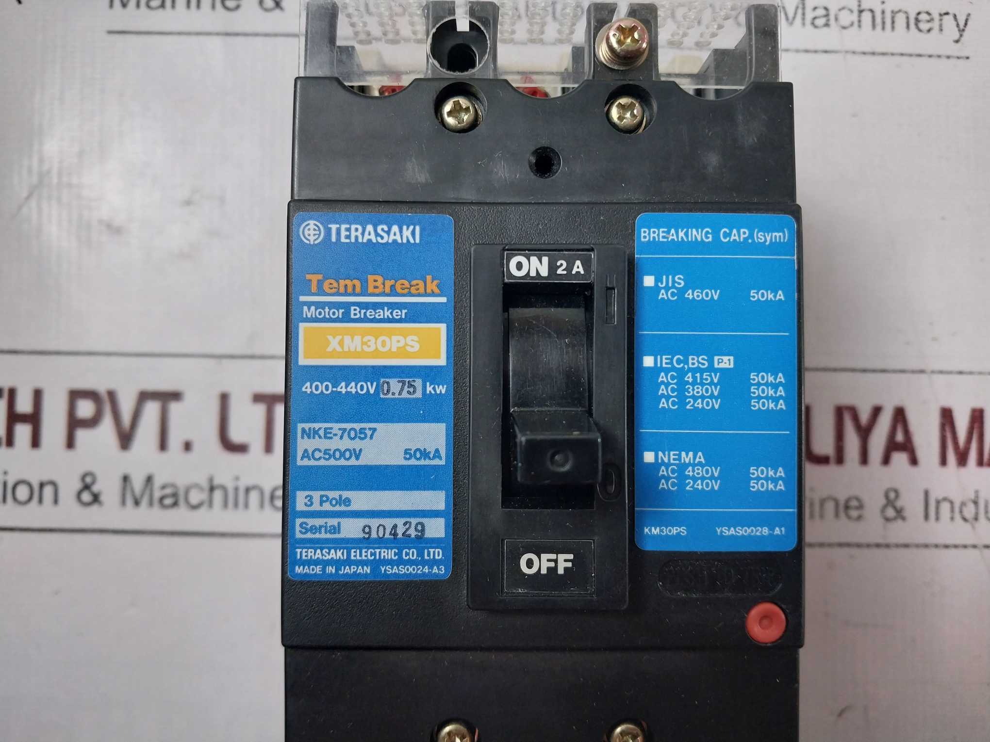 Terasaki Xm30ps Circuit Breaker - Image 10