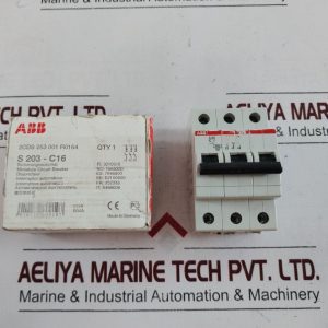ABB S203-C16 MINIATURE CIRCUIT BREAKER