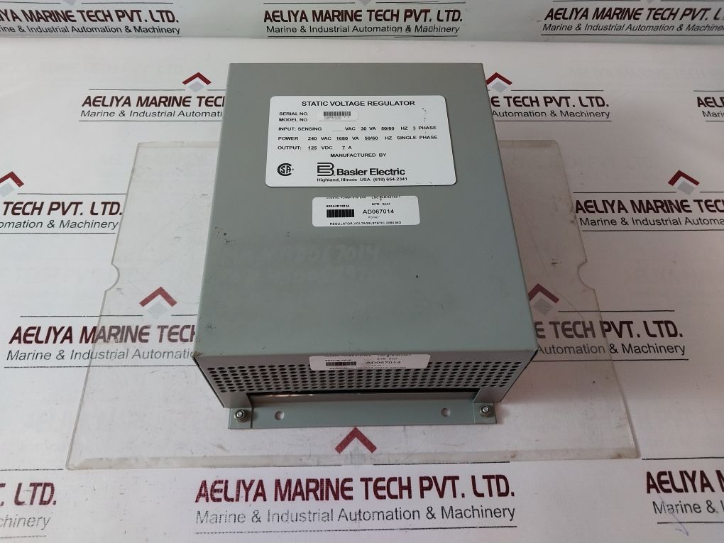 Basler Electric Sr8a 2b16b3a Static Voltage Regulator Aeliya Marine